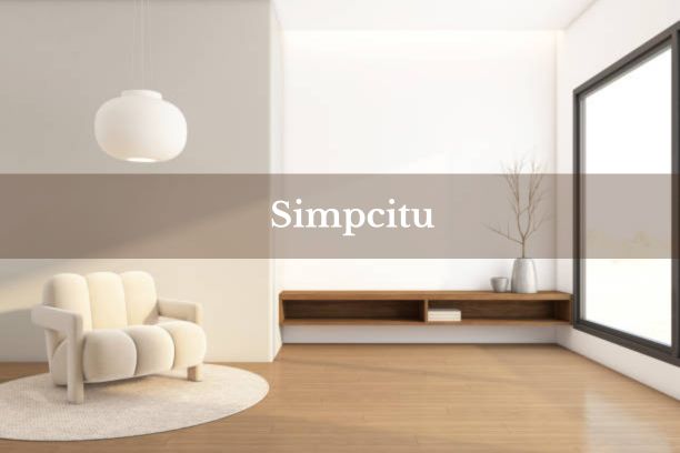 A serene and organized living space reflecting Simpcitu principles